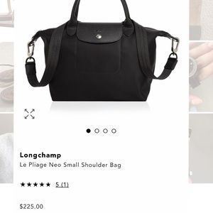 Never worn once black Longchamp tote/handbag